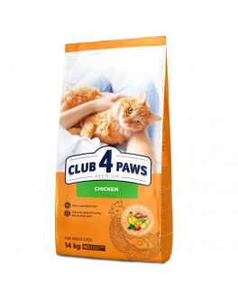 Сухий корм Клуб 4 Лапи для дорослих котів з куркою