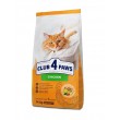 Сухий корм Клуб 4 Лапи для дорослих котів від 7 років з куркою