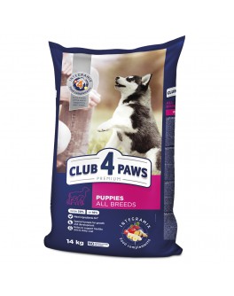 Сухий корм Клуб 4 Лапи для цуценят усіх порід з куркою