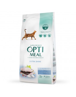 Сухий корм Optimeal з високим вмістом тріски для дорослих котів