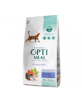 Сухий корм Optimeal з лососем для стерилізованих котів