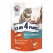 Вологий корм Club 4 Paws з макреллю в соусі для дорослих котів 24шт x 100г